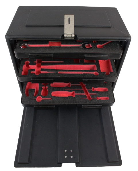 open tool case front